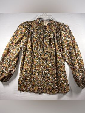 Vintage R.D. #2 Botanical Floral Blouse